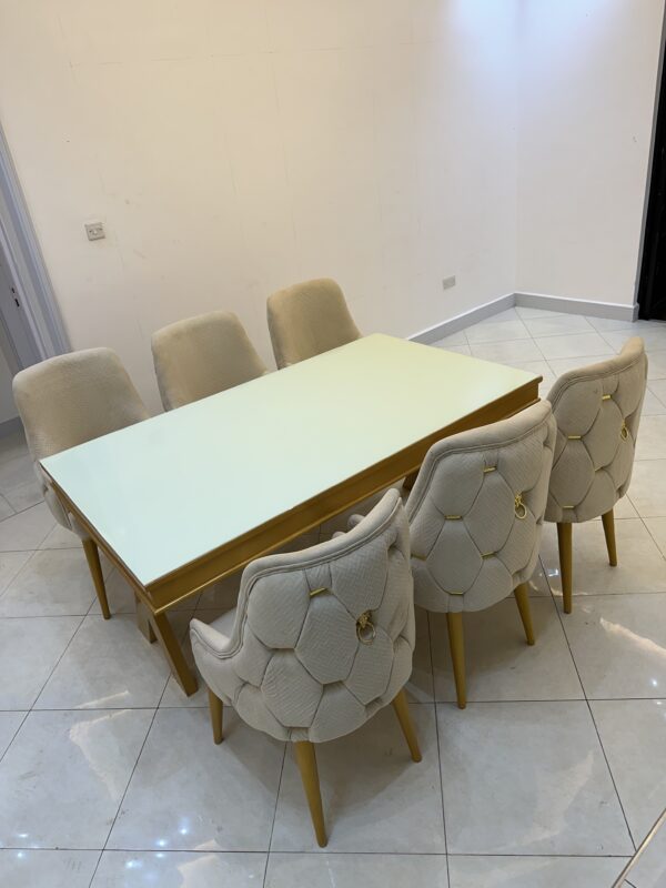 Luxury 6-Seater Dining Table Set