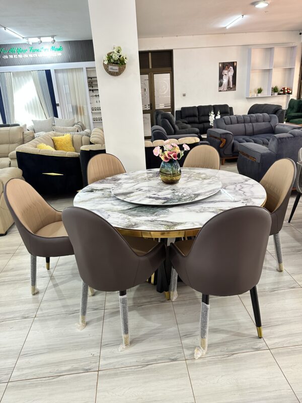 Aurora Marble Dining Set