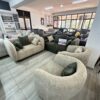 Luxury Curved Bouclé Sofa Set