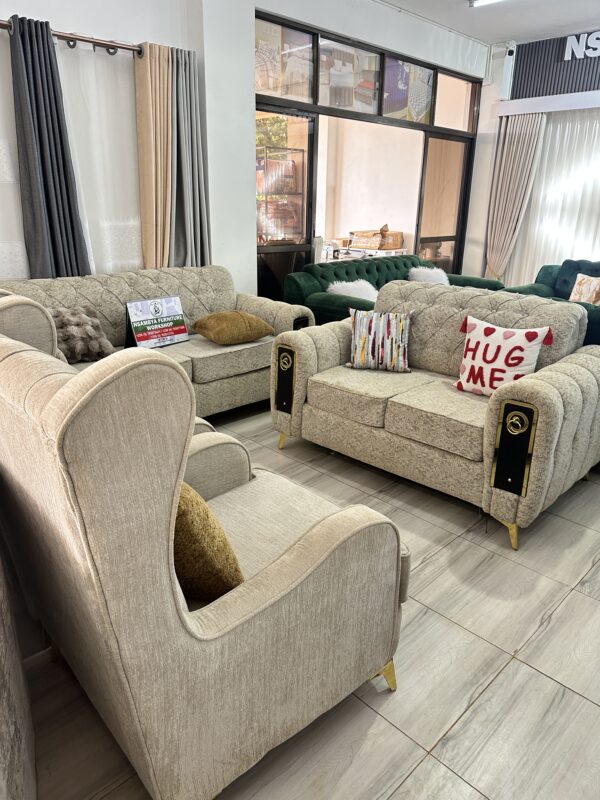 Royal Wingback Sofa Set
