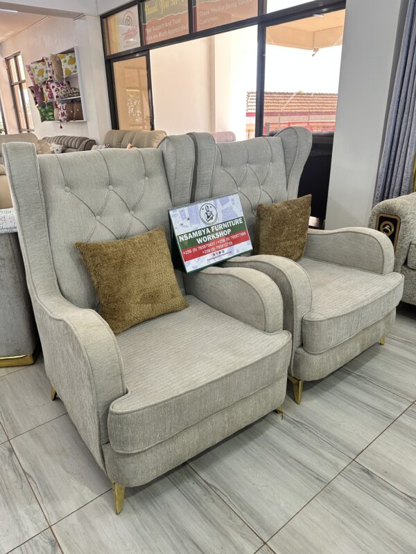 Royal Wingback Sofa Set