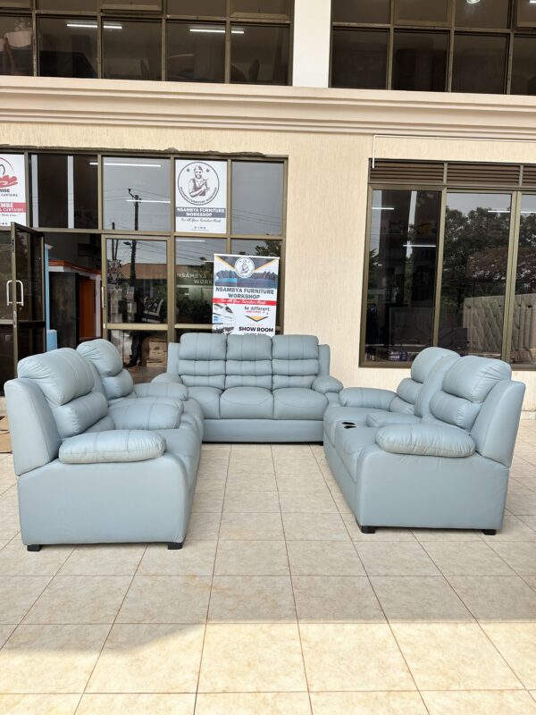 Luxury Recliner Leather Sofa Set