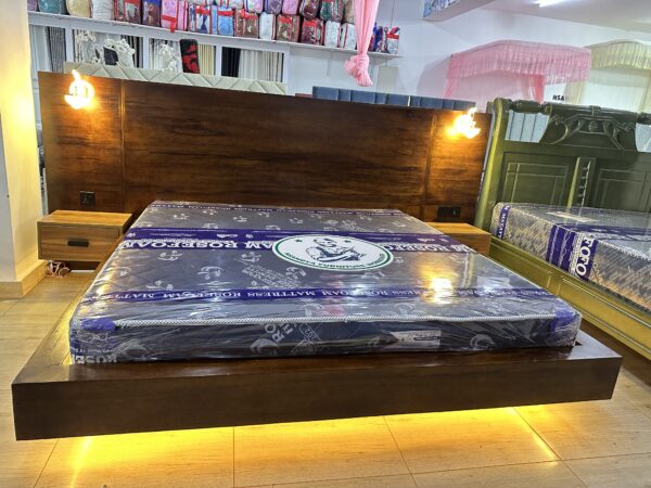 King Size Platform Bed with LED