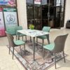 Modern Marble Dining Table Set – 4 Seater