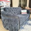Luxury Chesterfield Fabric Sofa Set
