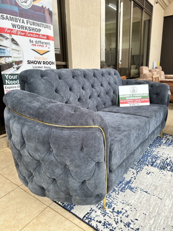 Luxury Chesterfield Fabric Sofa Set