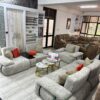 Luxury Curved Bouclé Sofa Set