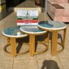 Luxury Marble Nesting Coffee Table Set