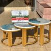 Luxury Marble Nesting Coffee Table Set