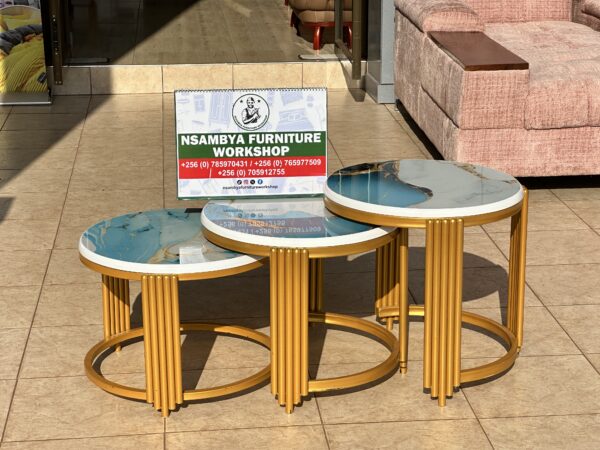 Luxury Marble Nesting Coffee Table Set