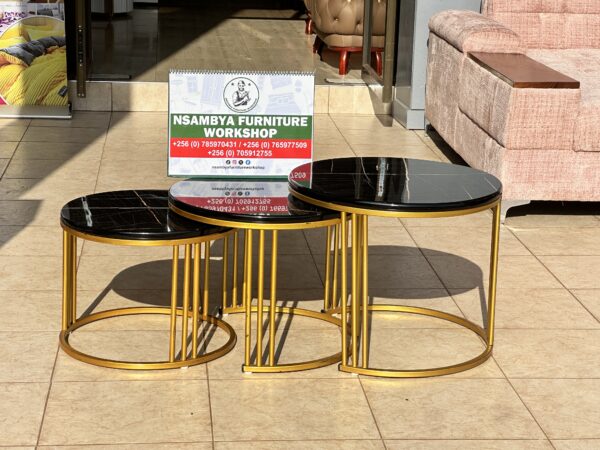 Luxury Marble Nesting Coffee Table Set