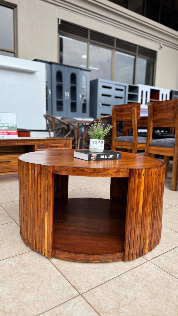 Round Wooden Coffee Table